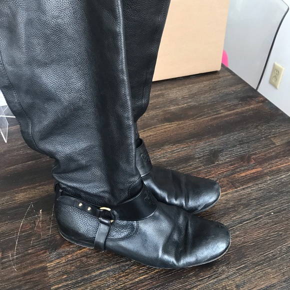 black buckle biker boots